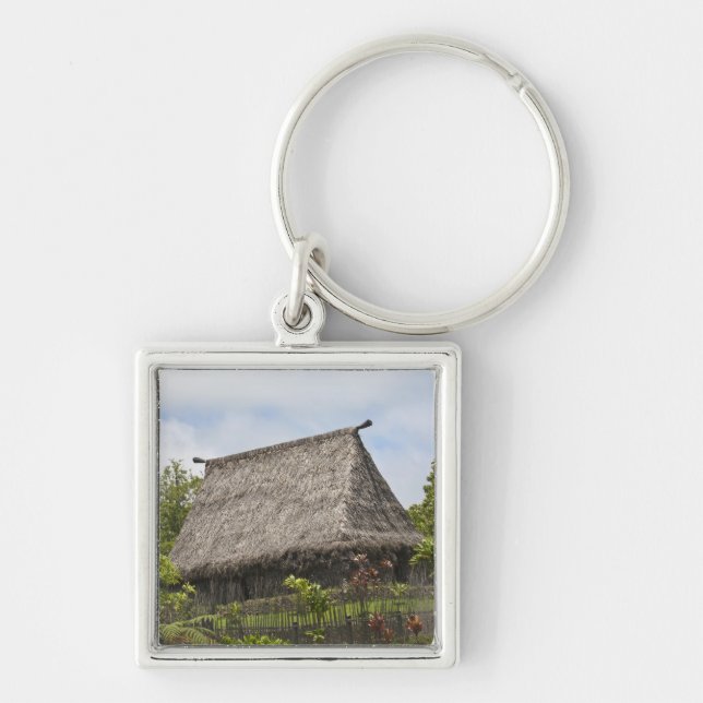 Llavero Fiyi, isla Viti Levu. Cultura polinesia (Frente)