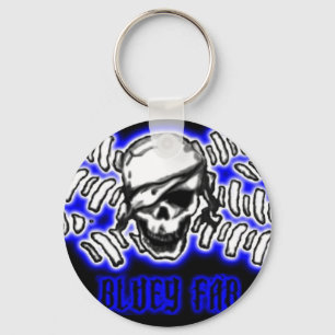 Llavero flag5pirate3art2, BLUEYFAB PEQUEÑO