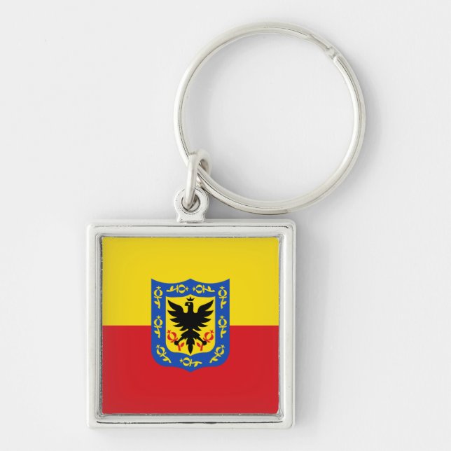 Llavero Flag of Bogota, Colombia Keychain (Frente)