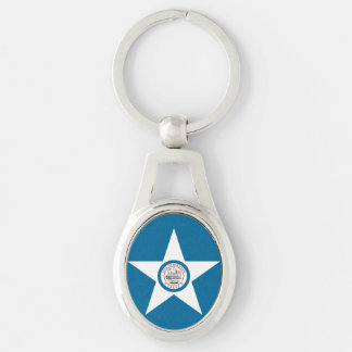 Llavero Flag of city of Houston, Texas Keychain