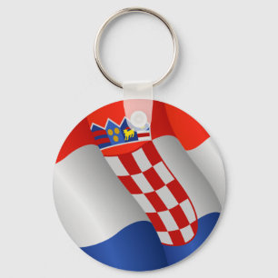 Llavero Flag of Croatia keychain