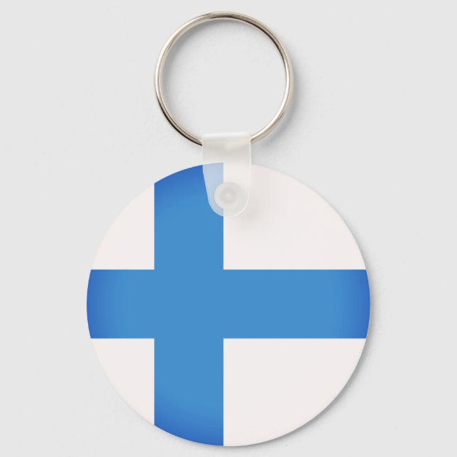 Llavero Flag of Finland (Anverso)