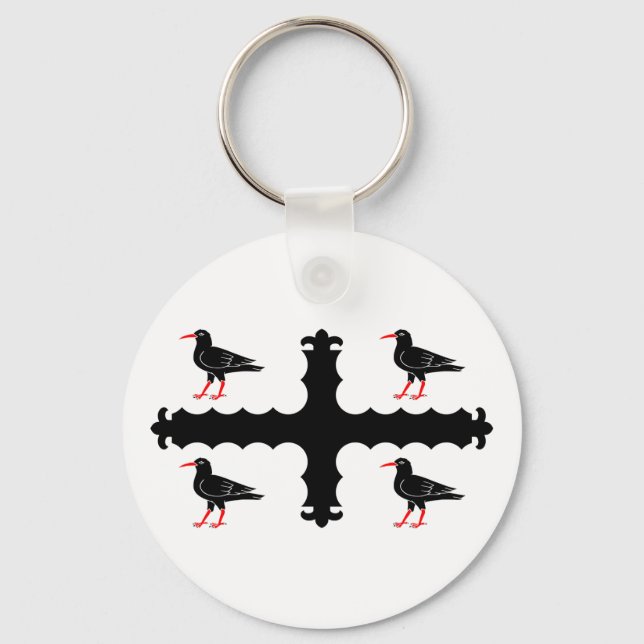 Llavero Flag of Flintshire Keychain (Anverso)