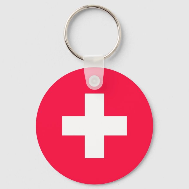 Llavero Flag of Switzerland modified - Suiza Suisse - (Anverso)