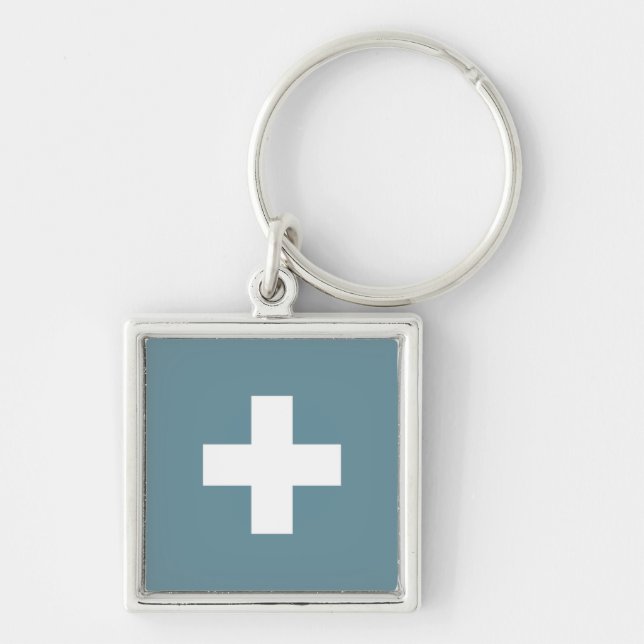 Llavero Flag of Switzerland modified - Suiza Suisse - (Frente)