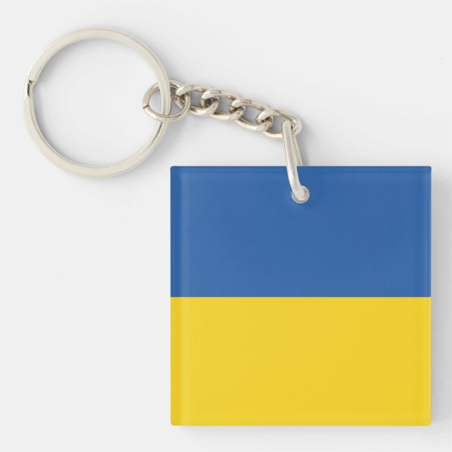 Llavero Flag of Ukraine Button (Frente)