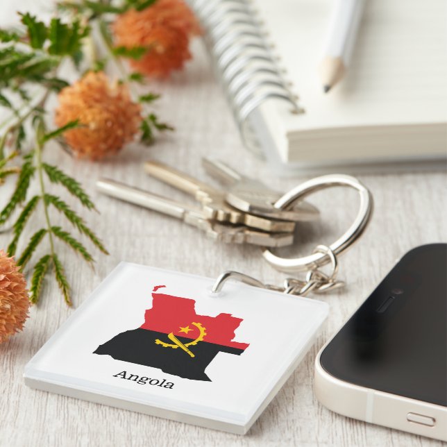Llavero Flags and countries Angola (Frente Derecha)
