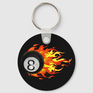 Llavero Flamando 8 bolas