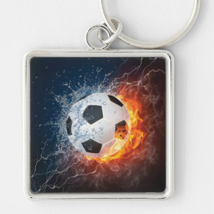 Llavero Flamante Cojín decorativo de fútbol/baloncesto de 