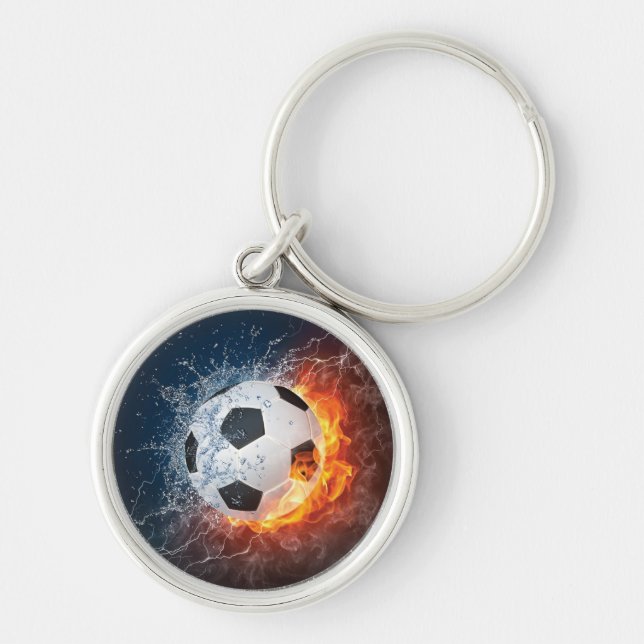 Llavero Flamante Cojín decorativo de fútbol/baloncesto de  (Frente)