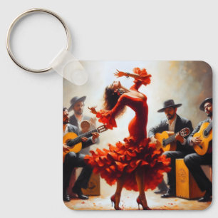 Llavero Flamenco Dancer Banda de música española