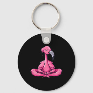 Llavero Flamenco de meditación budista Zen Buddha Yoga Esp