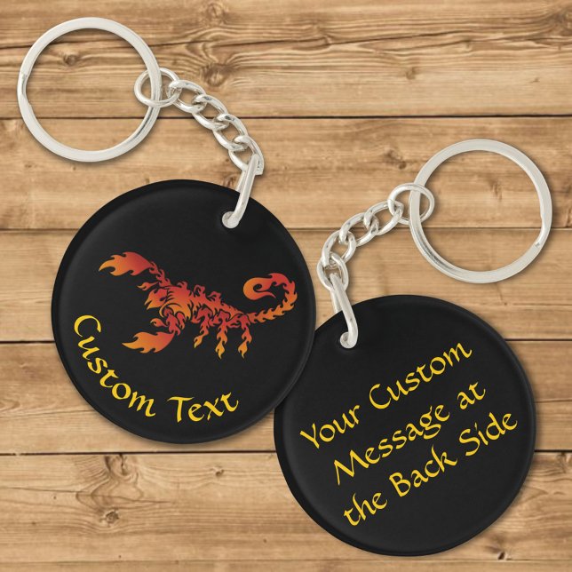 Llavero Flames Scorpion Keychain (Subido por el creador)