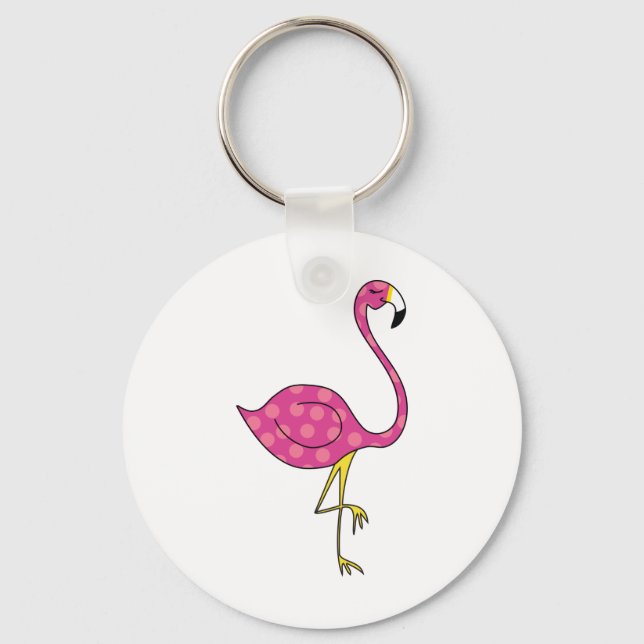 Llavero flamingo (Anverso)