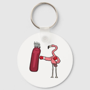 Llavero Flamingo Boxeo Defensa Personal Hob 