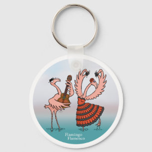 Llavero Flamingo Flamenco Keychain