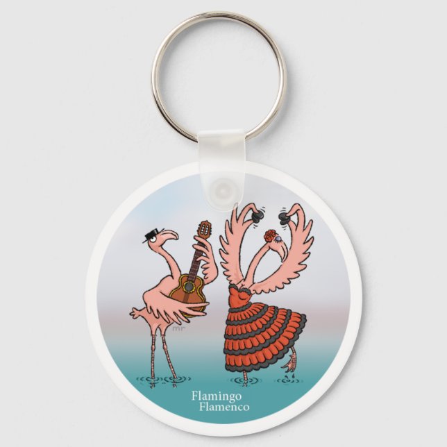 Llavero Flamingo Flamenco Keychain (Anverso)