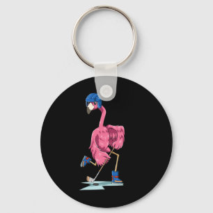 Llavero Flamingo Flamingo de hockey sobre flamenco