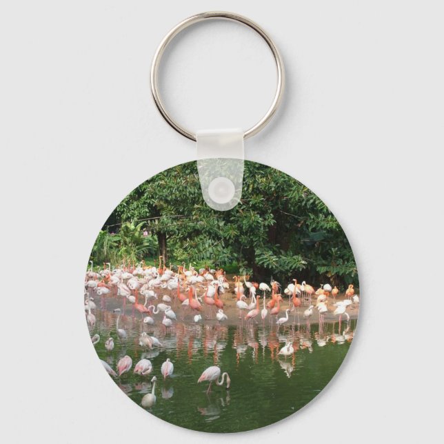 Llavero flamingo flock (Anverso)