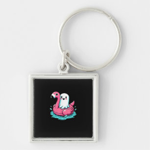 Llavero Flamingo Funny Spooky Summer Summerween