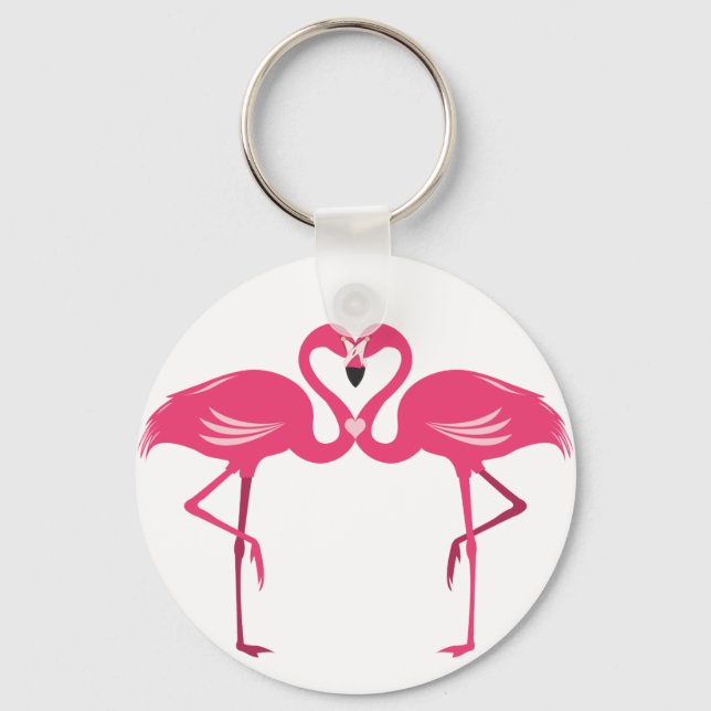 Llavero Flamingo Love (Anverso)