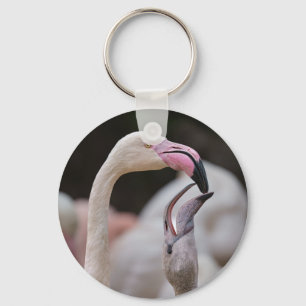 Llavero Flamingo Madre Y Bebé