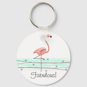 Llavero Flamingo Ocean "¡Fabuloso!"