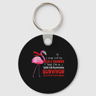Llavero Flamingo soy un sobreviviente de anemia falciforme
