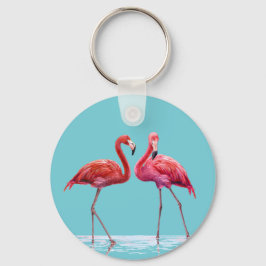 Llavero Flamingos Keychain