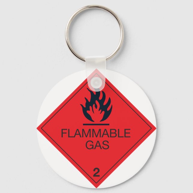 Llavero Flammable Gas Keychain (Anverso)