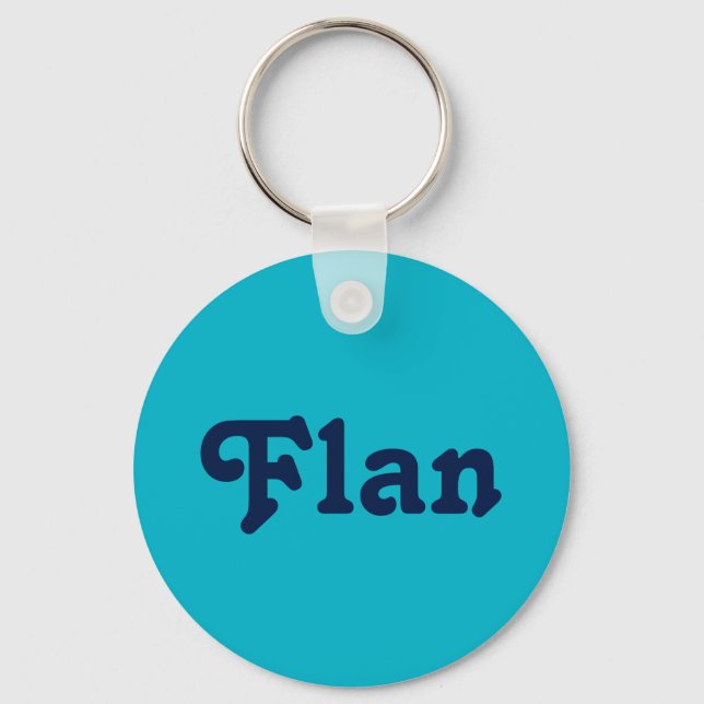 Llavero Flan de cadena de claves (Anverso)