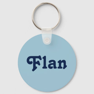 Llavero Flan de cadena de claves