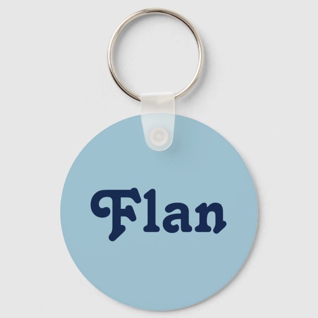 Llavero Flan de cadena de claves (Anverso)