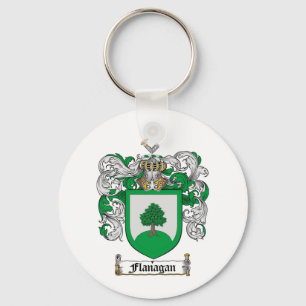 LLAVERO FLANAGAN FAMILIAR CREST - FLANAGAN COAT OF ARMS