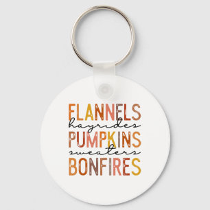 Llavero Flandes Hayriders Bonfire Pumpkins Leopard Fall