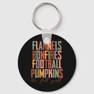 Llavero Flandes incendia calabazas de fútbol es otoño