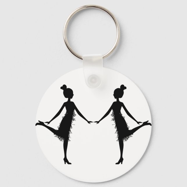 Llavero Flapper Silhouette (Anverso)