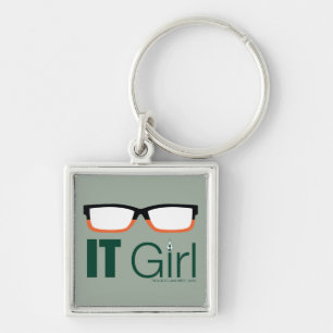 Llavero Flecha   Gráfico de gafas de Chica de TI