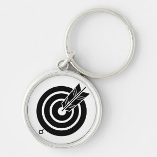 Llavero Flecha que da en el blanco