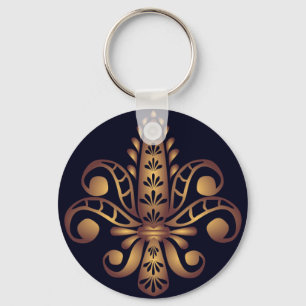 Llavero Fleur de Lis Bleu