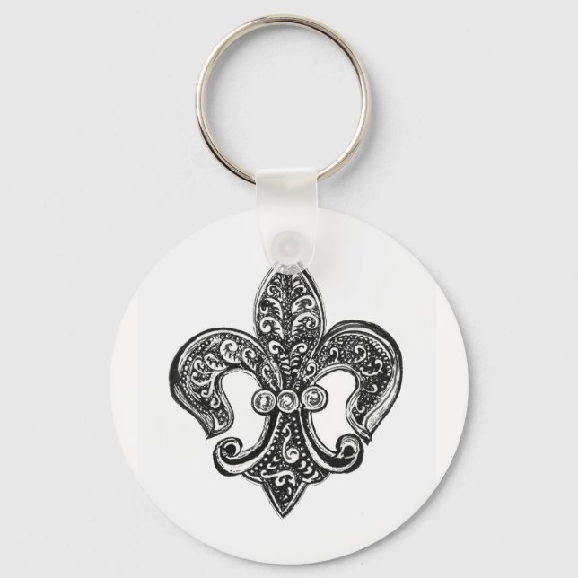 Llavero Fleur de Lis Keychain (Anverso)