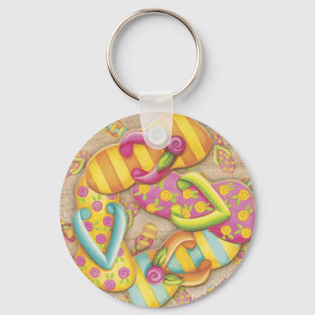 LLAVERO FLIP FLOP KEYCHAIN (Anverso)
