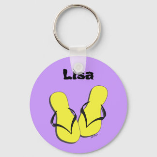 Llavero Flip Flop Parade Keychain