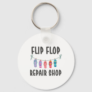Llavero Flip Flop Reparación Shop Divertido concierto Play