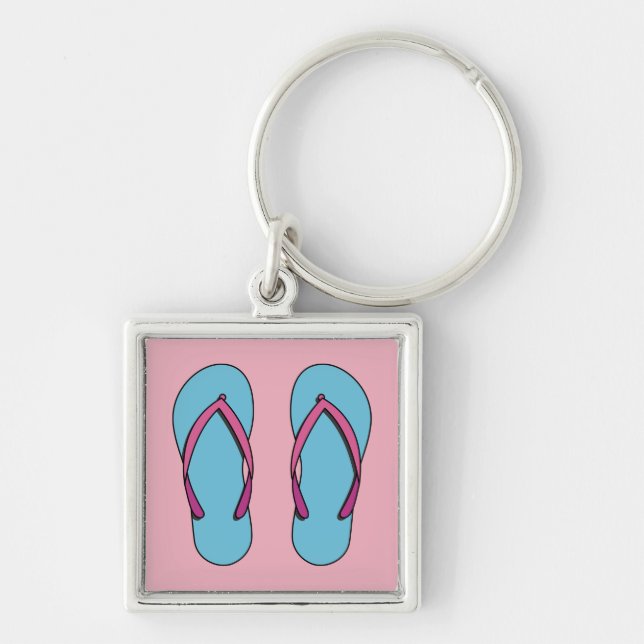 Llavero Flip Flops de playa (Frente)