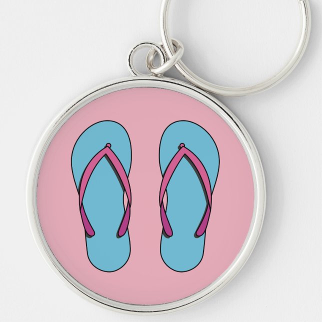Llavero Flip Flops de playa (Frente)