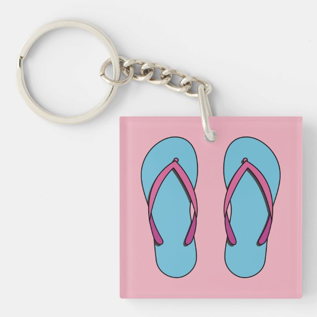 Llavero Flip Flops de playa (Frente)