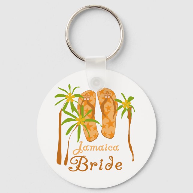 Llavero Flip Flops Jamaica Bride (Anverso)
