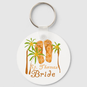 Llavero Flip Flops St Thomas Bride