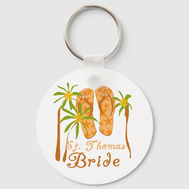 Llavero Flip Flops St Thomas Bride (Anverso)